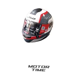 LS2 STROBE II MONZA BLACK WHİTE RED(XXL)