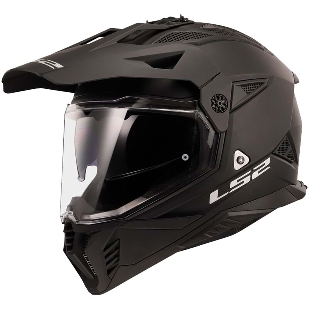 LS2 PIONEER 2 MAT SİYAH KASK(M)