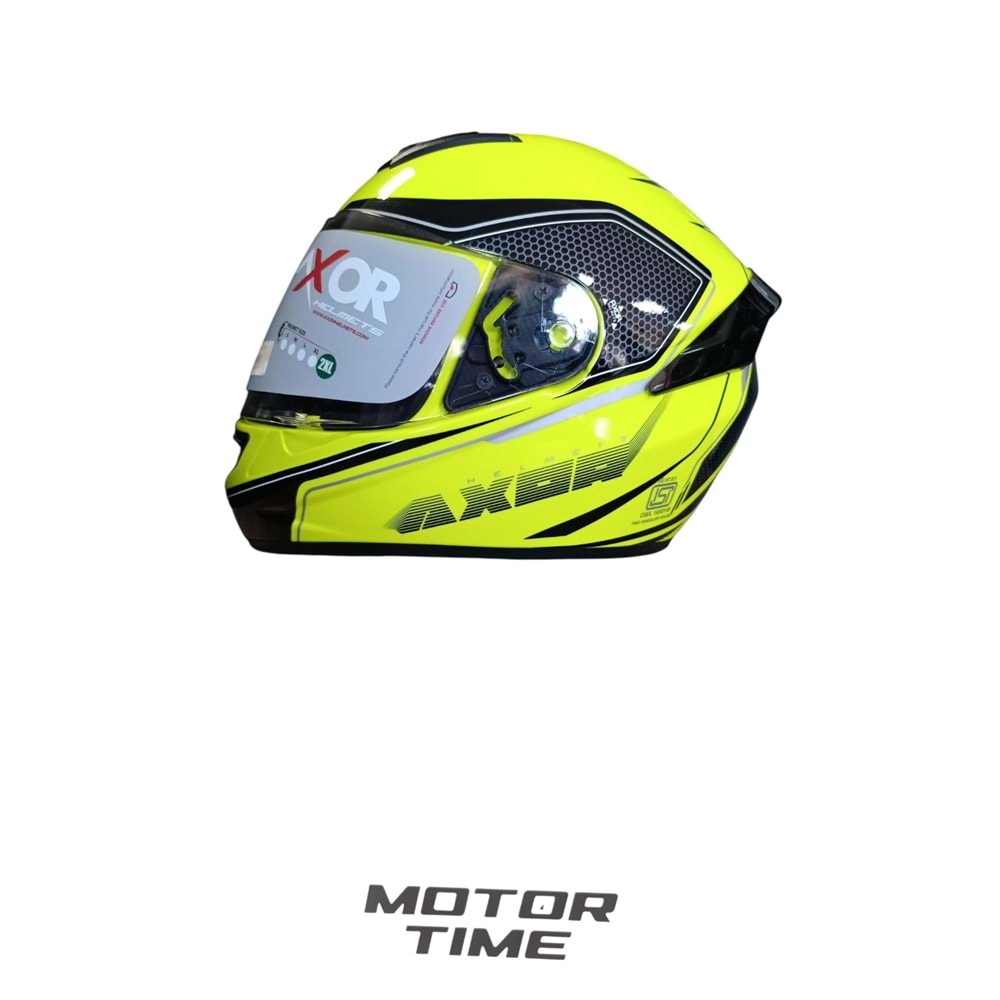 AXOR SİYAH-SARI KASK(XXL)