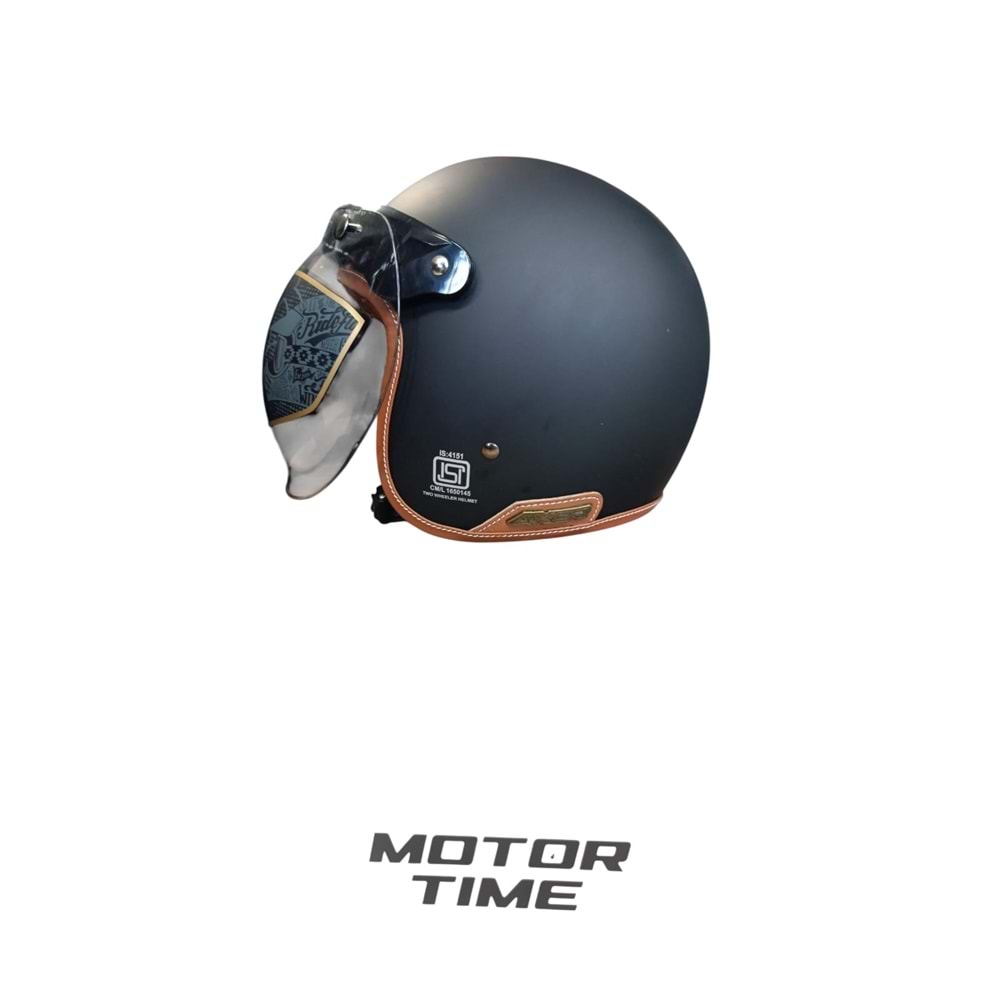 AXOR MAT SİYAH KASK (L)