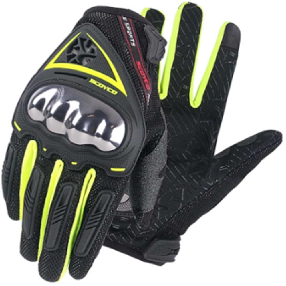 SCOYCO MC44 ELDİVEN SİYAH-SARI (M)