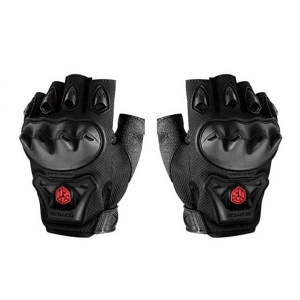 SCOYCO MC29D ELDİVEN YARIM SİYAH (L)