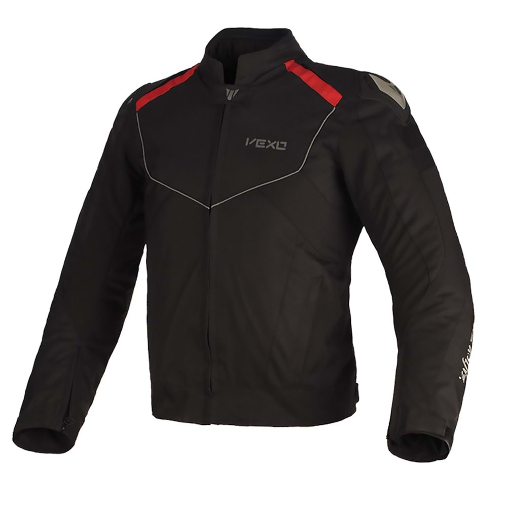 VEXO AXION H20 MONT SİYAH-KIRMIZI (5XL) SIRT KORUMALI