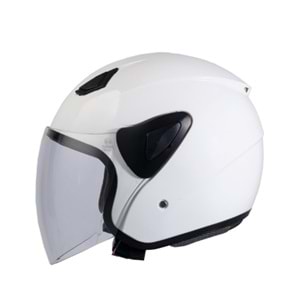 EVO YARIM GÜNEŞ GÖZLÜKLÜ KASK BEYAZ (XL)