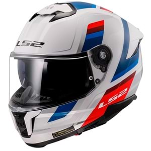 LS2 STREAM 2 VINTAGE BEYAZ-MAVİ-KIRMIZI KASK (M)