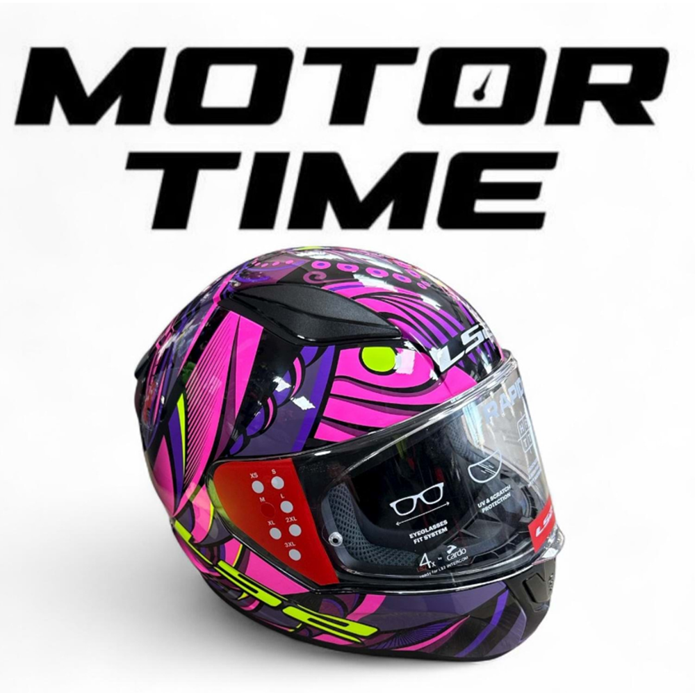 LS2 RAPID2 ATHENA BLACK PURPLE (L)